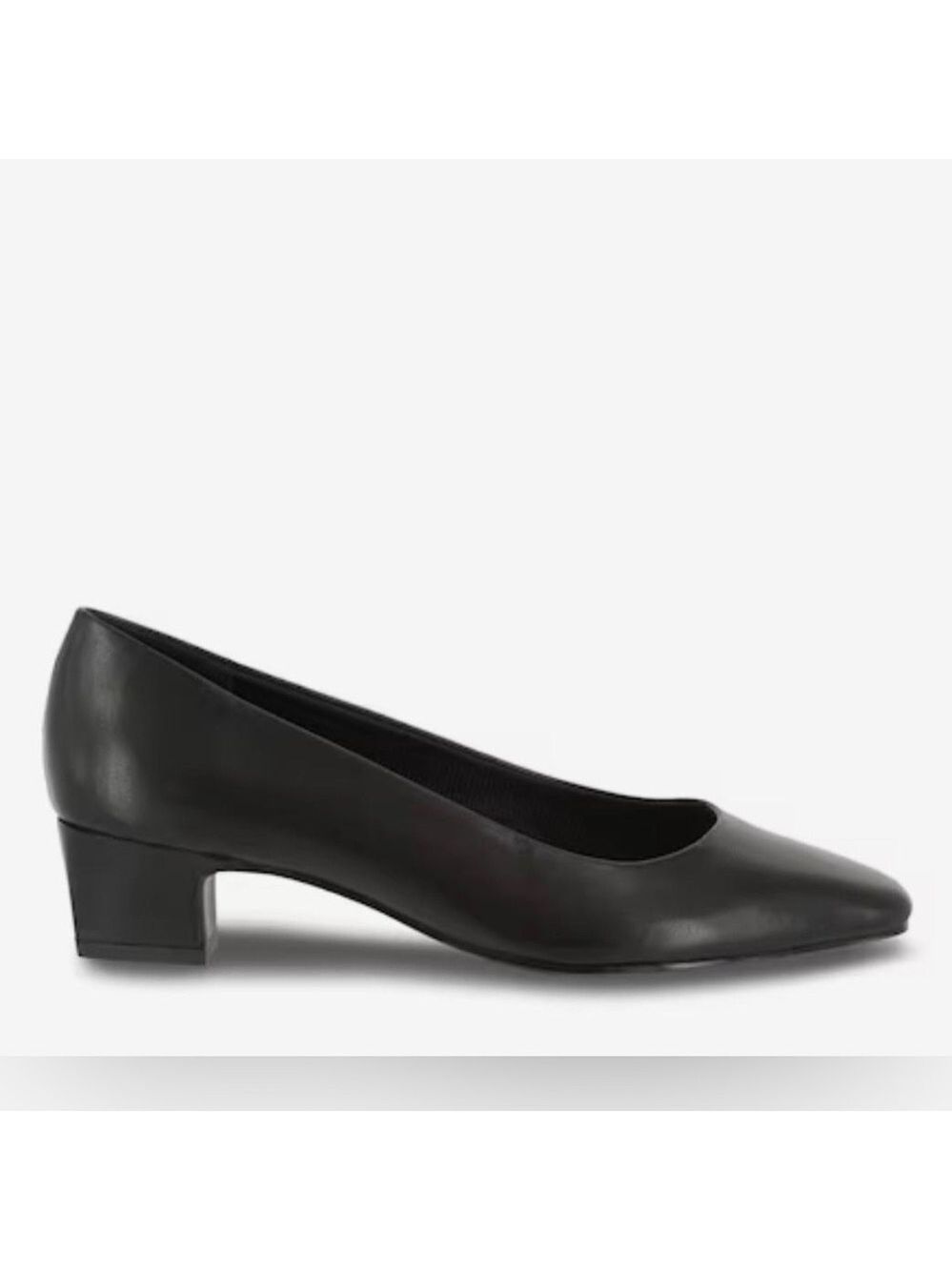 Easy Street Prim Black Block Heel Pump - NWT
